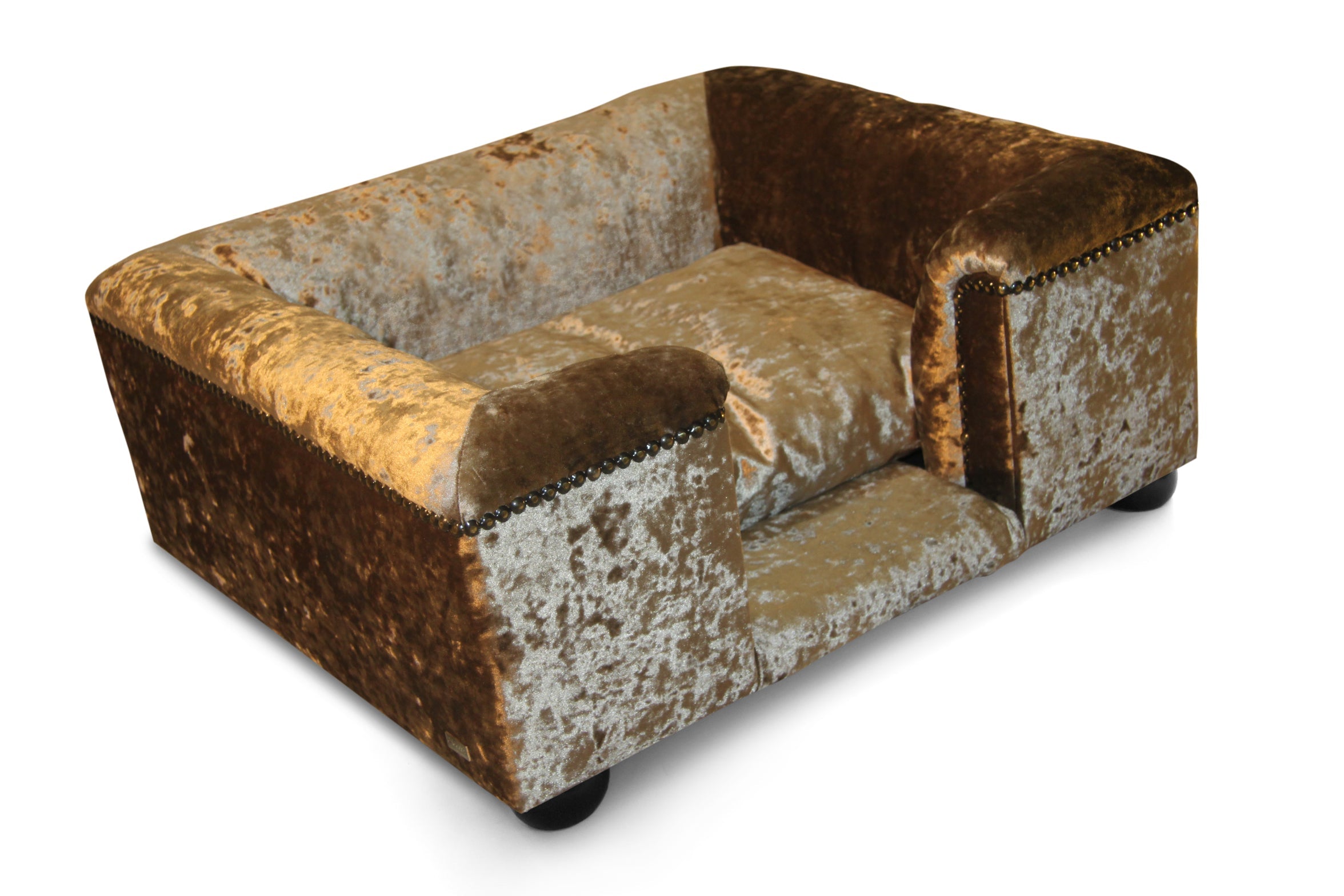 Crushed velvet dog bed next hotsell